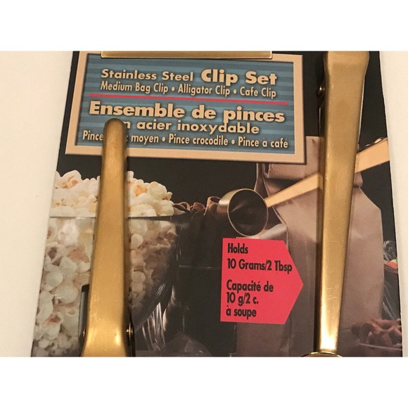 6 Pieces Heavy Duty Bag Clips for Organizing Kitchen Coffee Measuring Spoon - Picture 6 of 13